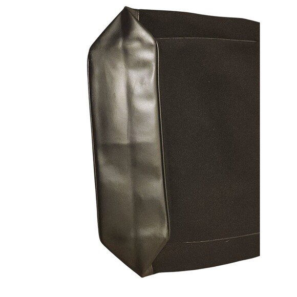 Givenchy Parfums Large Black Wool & Faux Leather Tote Bag Red Lining - Picture 4 of 7